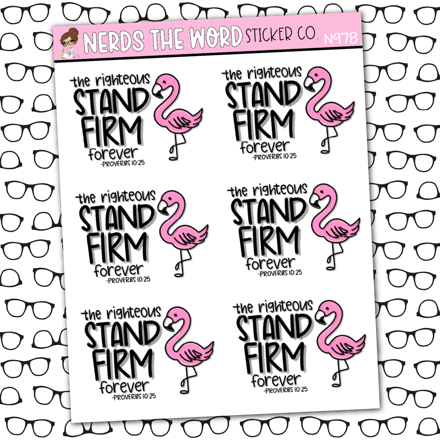Stand Firm Sticker Sheet