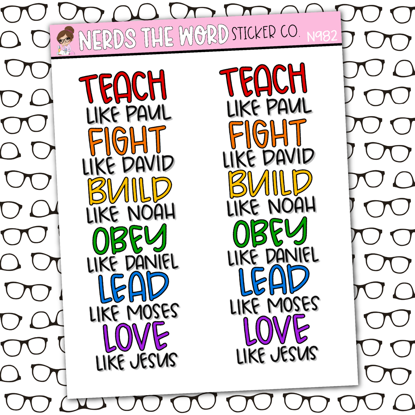Teach Like Sticker Sheet