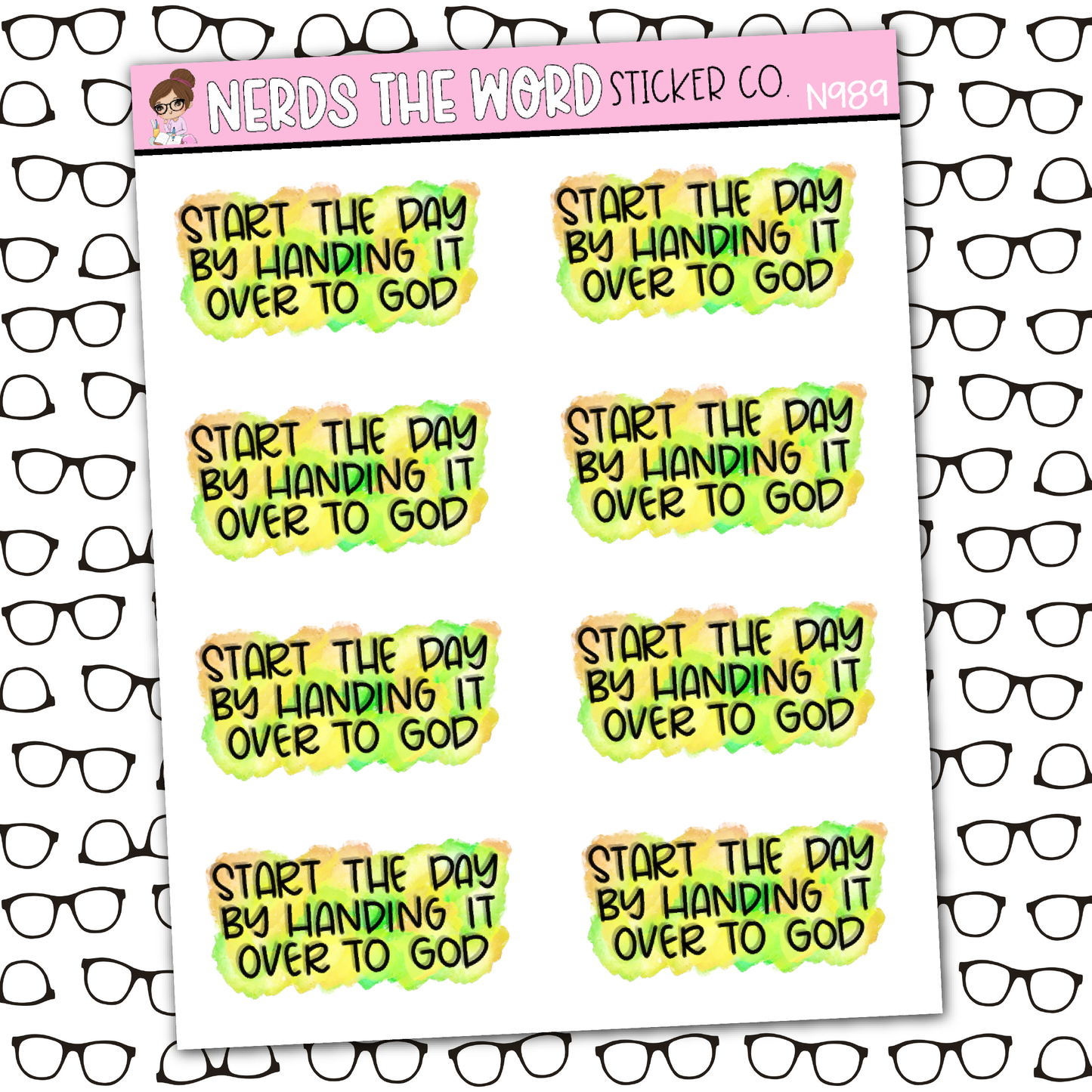 Start the Day Sticker Sheet