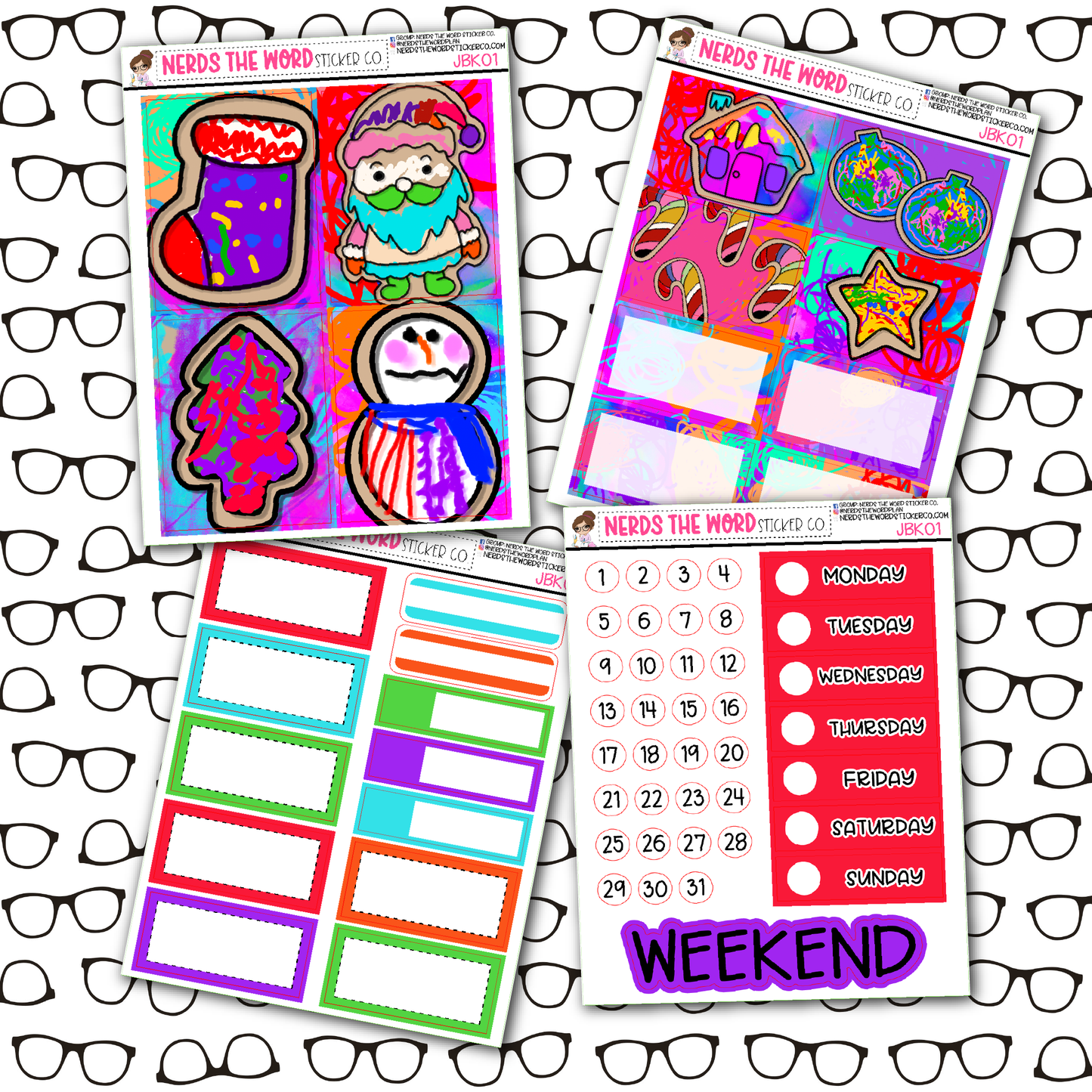 Christmas Cookies Mini Kit - Nerdette Collection