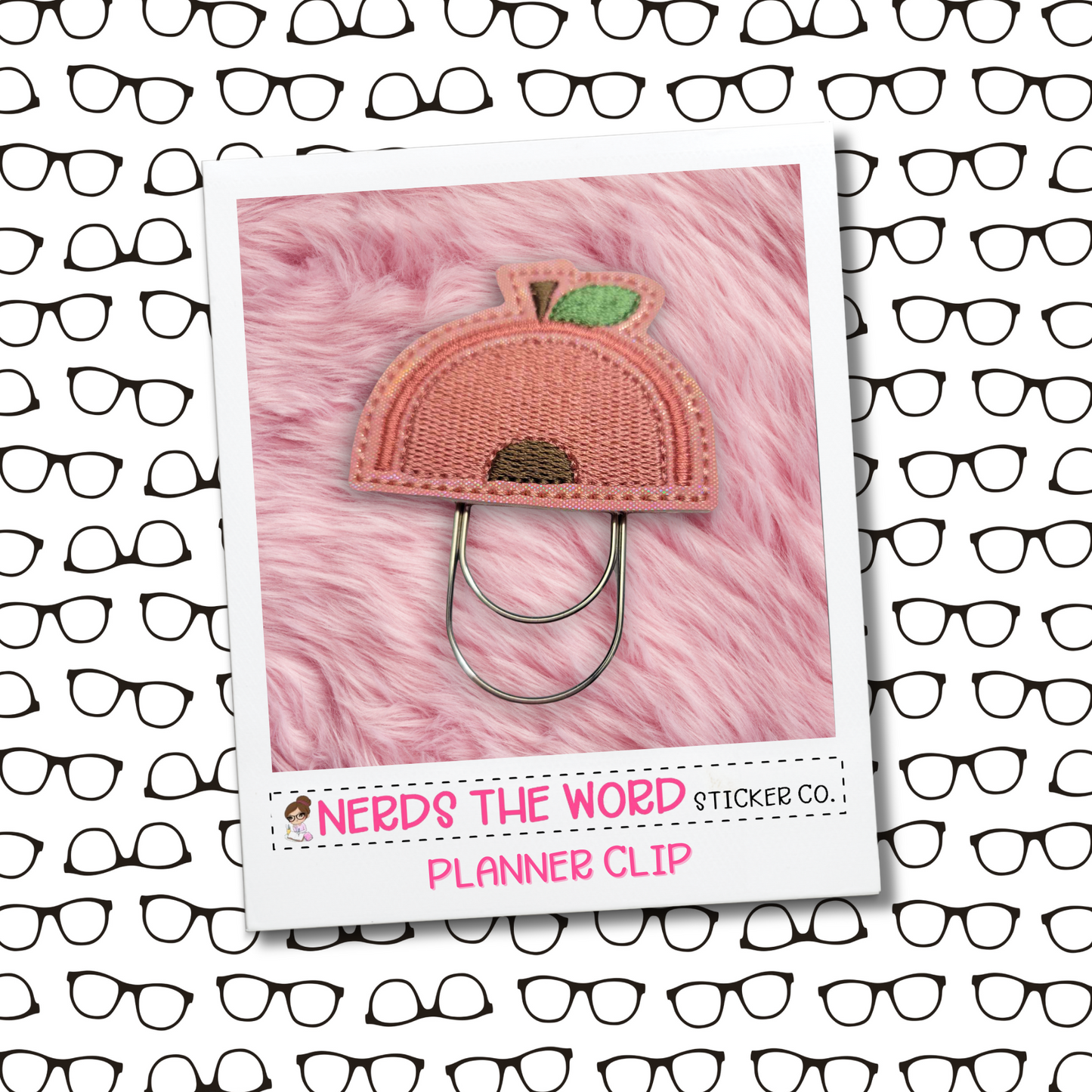 Peach Slice Planner Paper Clip