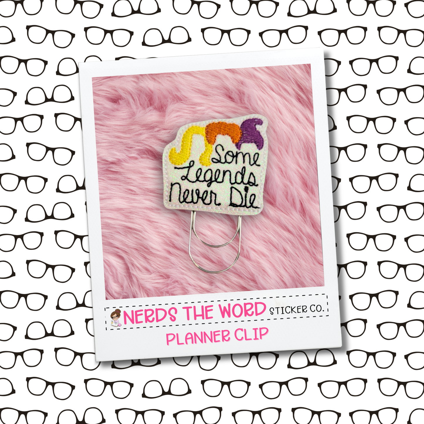 Legends Never Die Planner Paper Clip