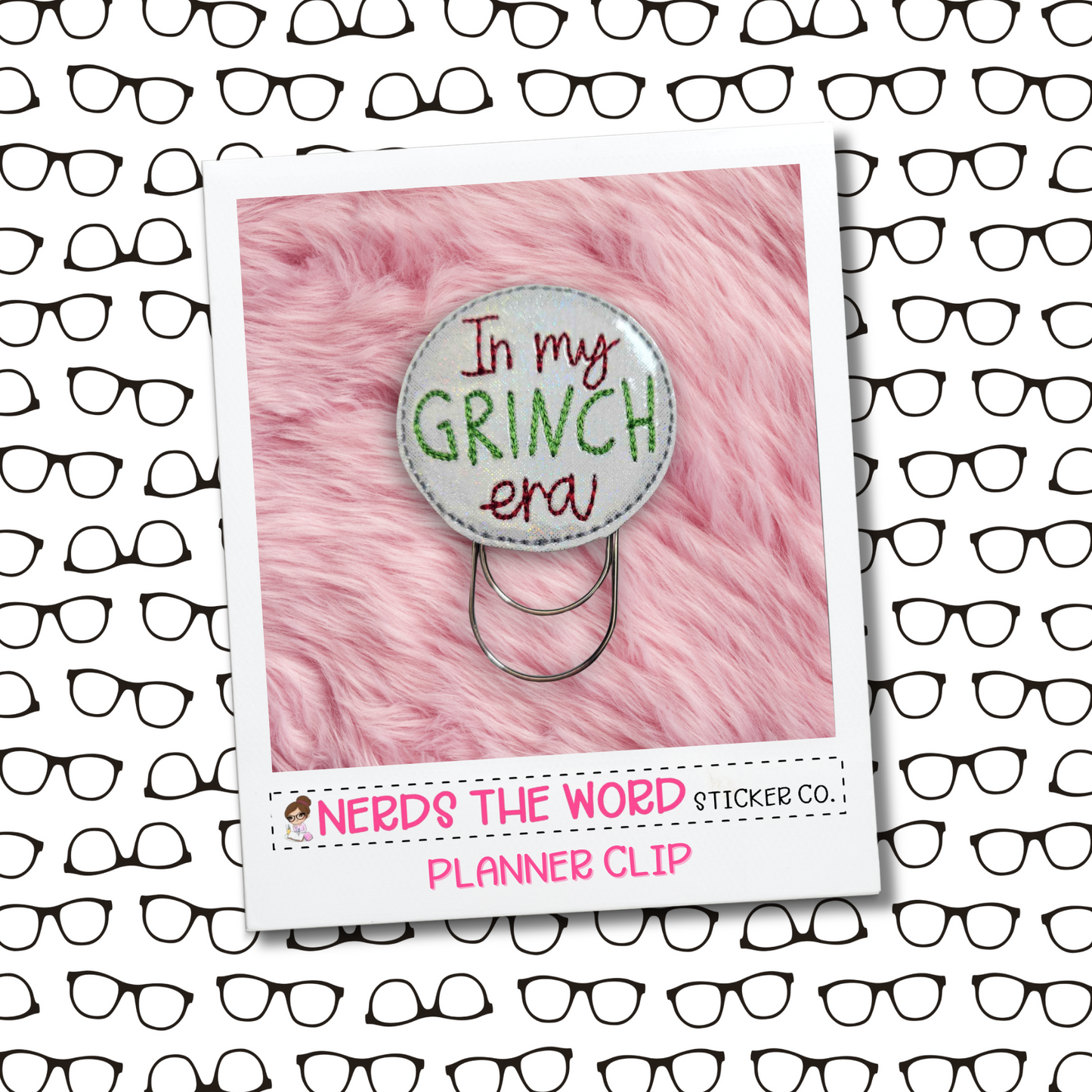 Grinch Era Planner Paper Clip