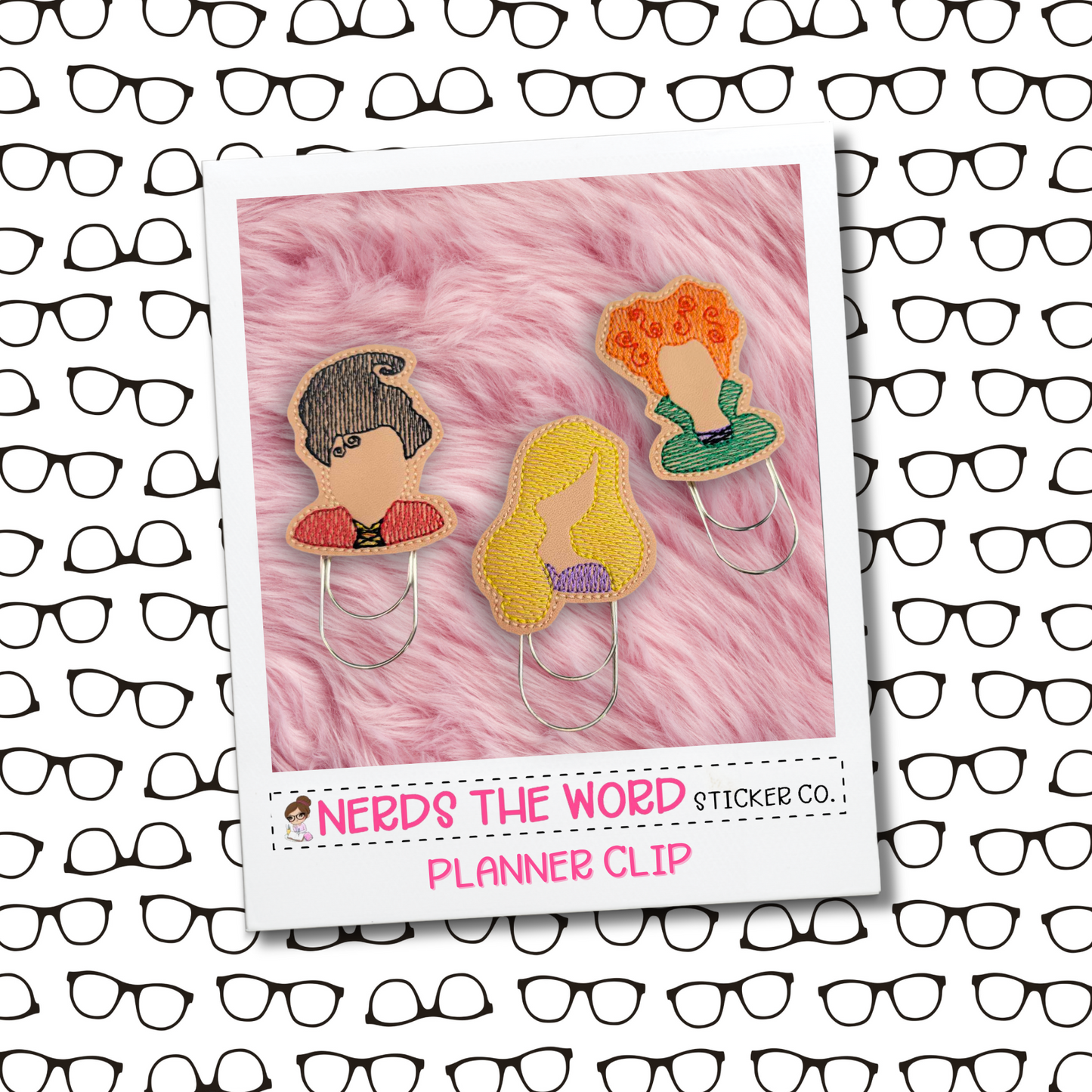 Set of 3 Witches Planner Paper Clips