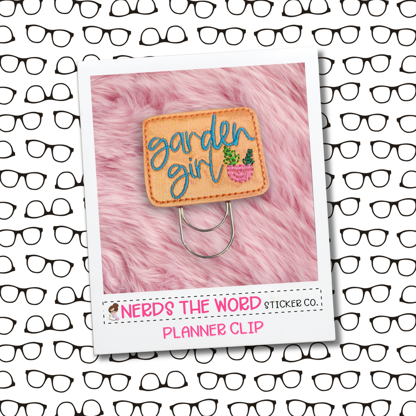 Garden Girl Paper Clip