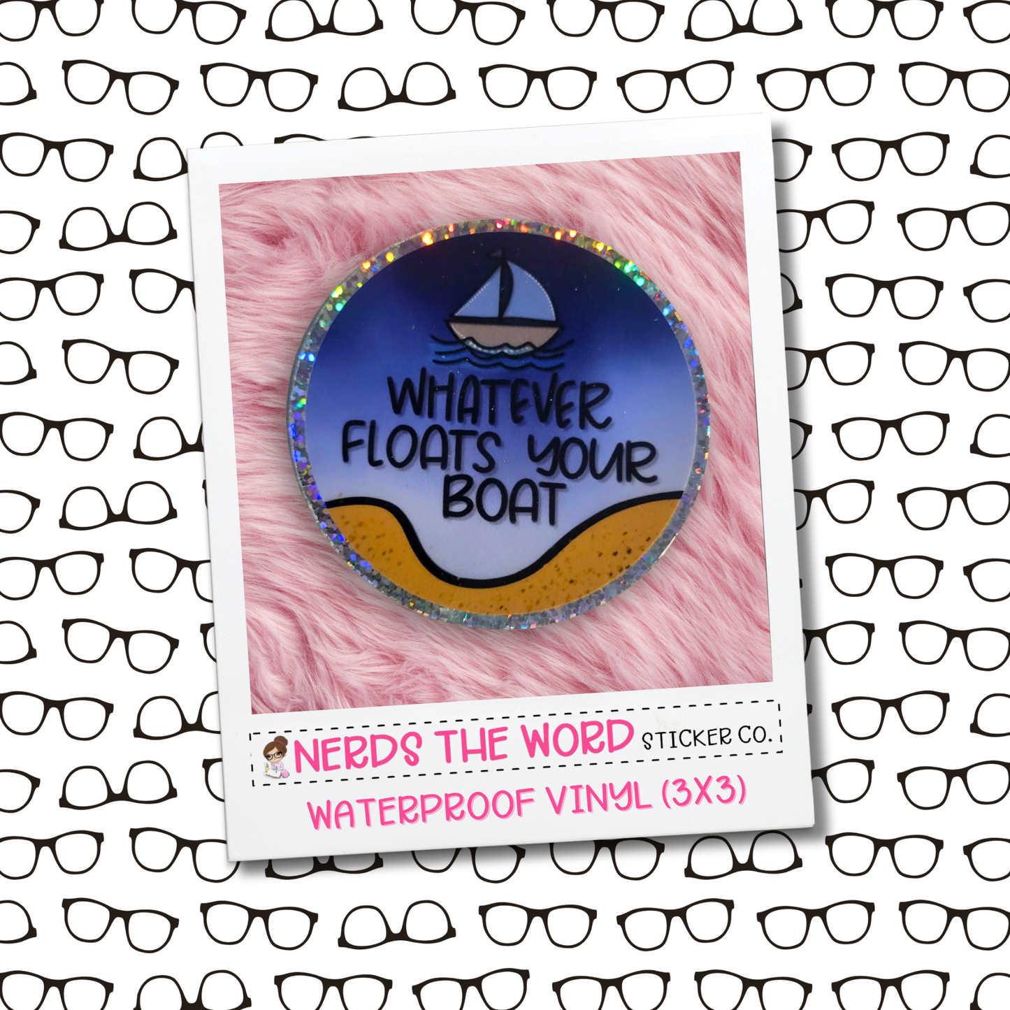 Floats your Boat - Vinyl Waterproof Sticker