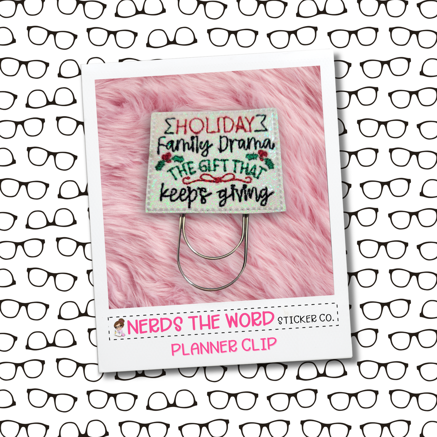 Holiday Drama Planner Paper Clip