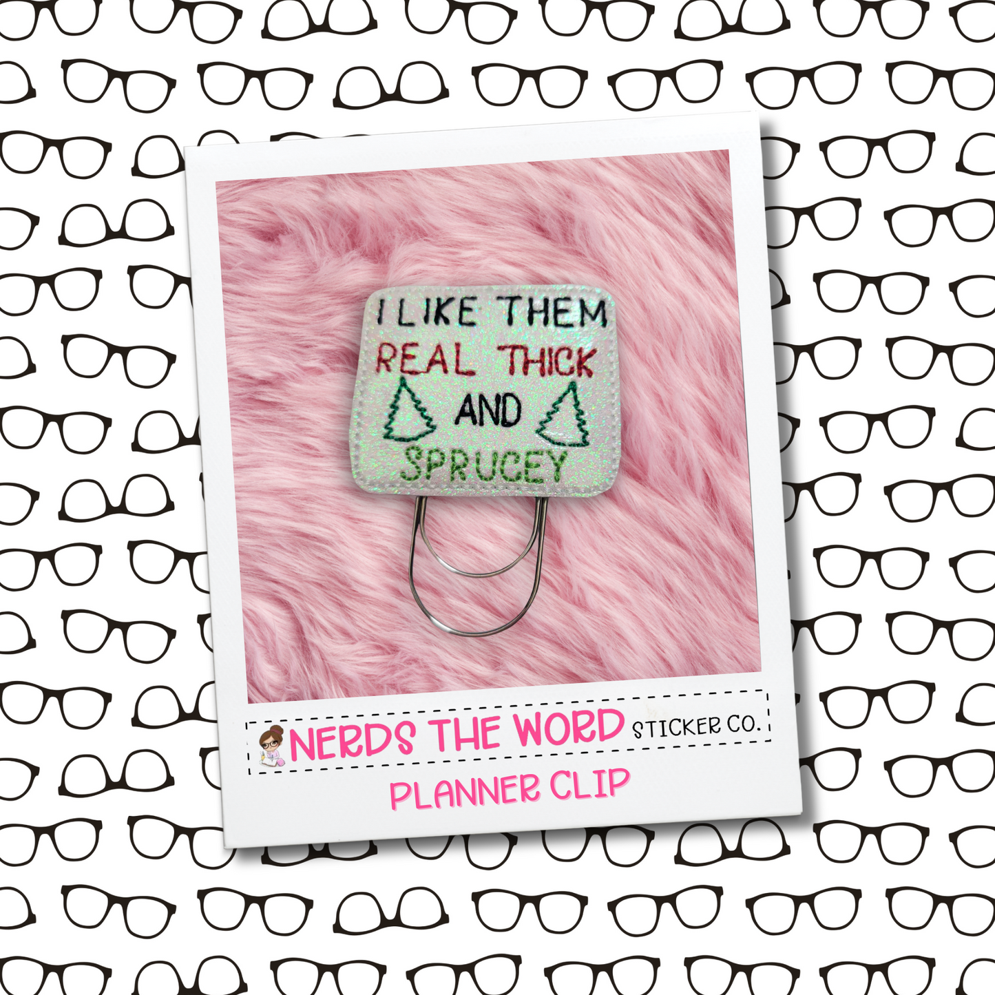 Thick and Sprucey Planner Paper Clip