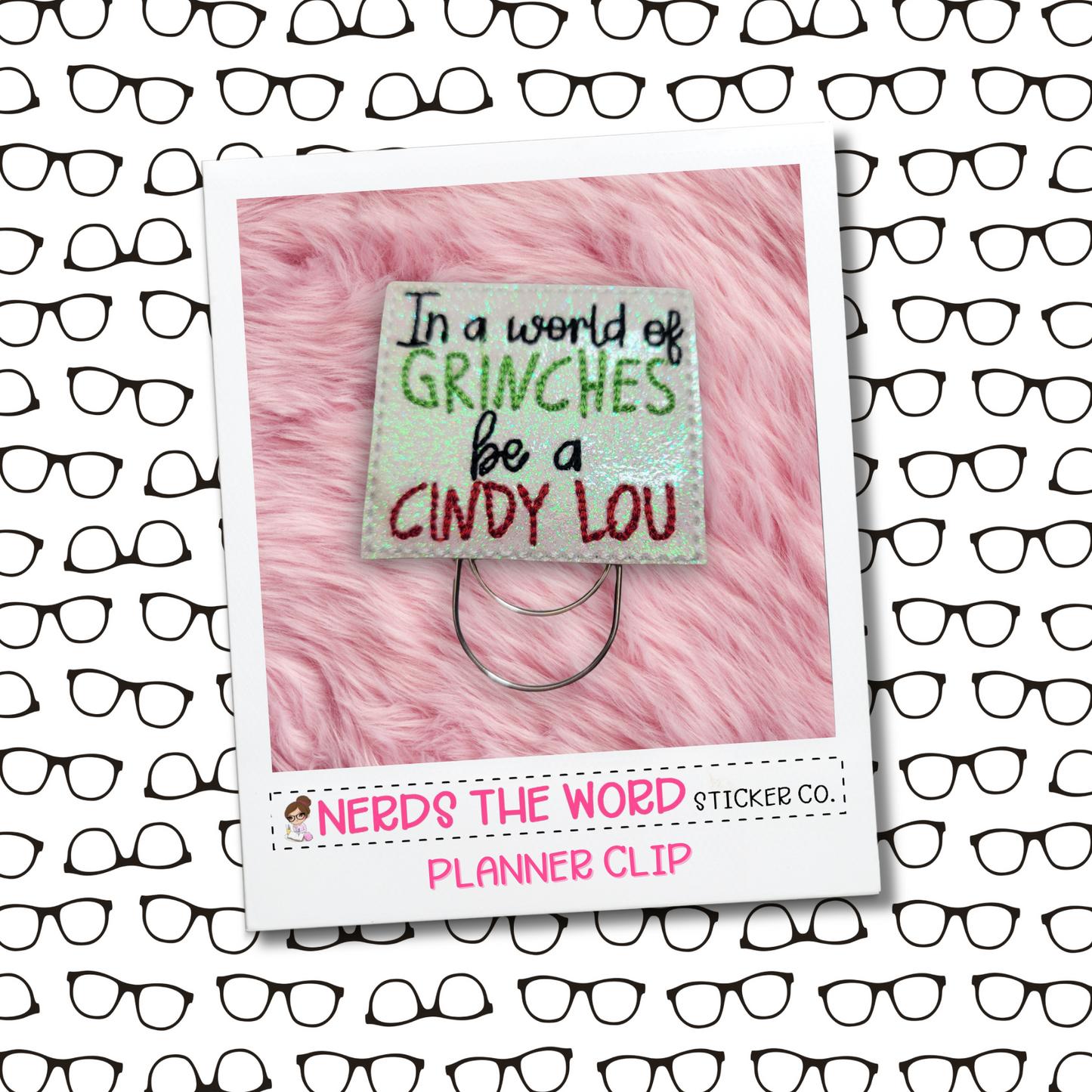 Cindy Lou Planner Paper Clip