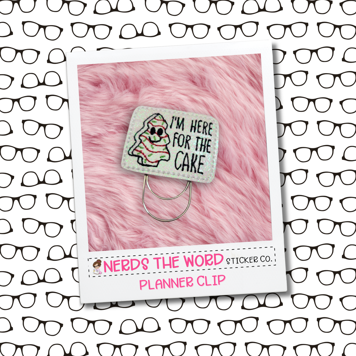 Here for the Cake Planner Paper Clip