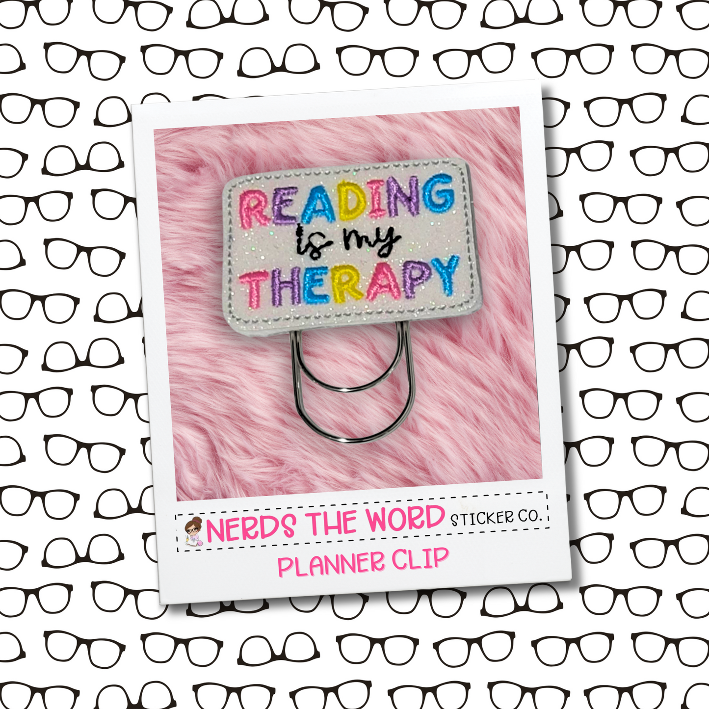 Reading is my Therapy Paper Clip