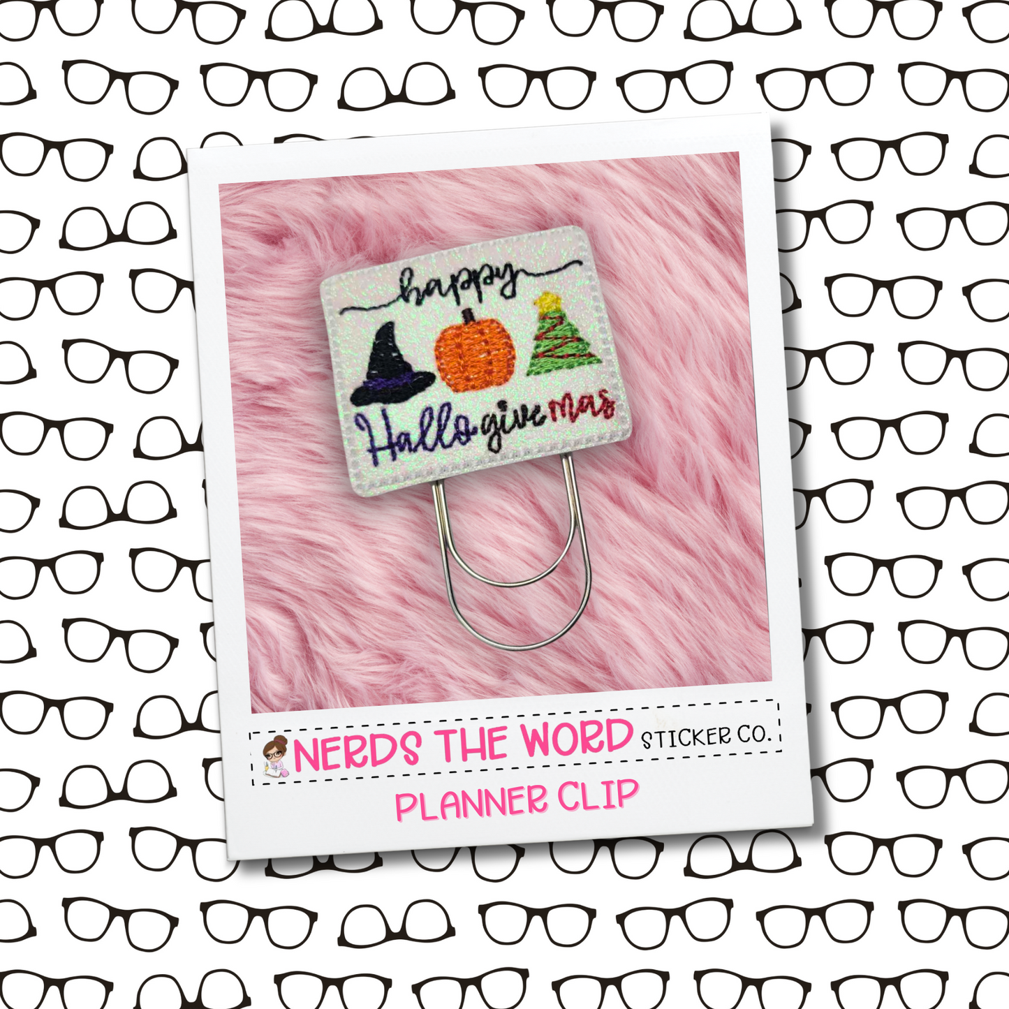 Happy Hallogivemas Planner Paper Clip