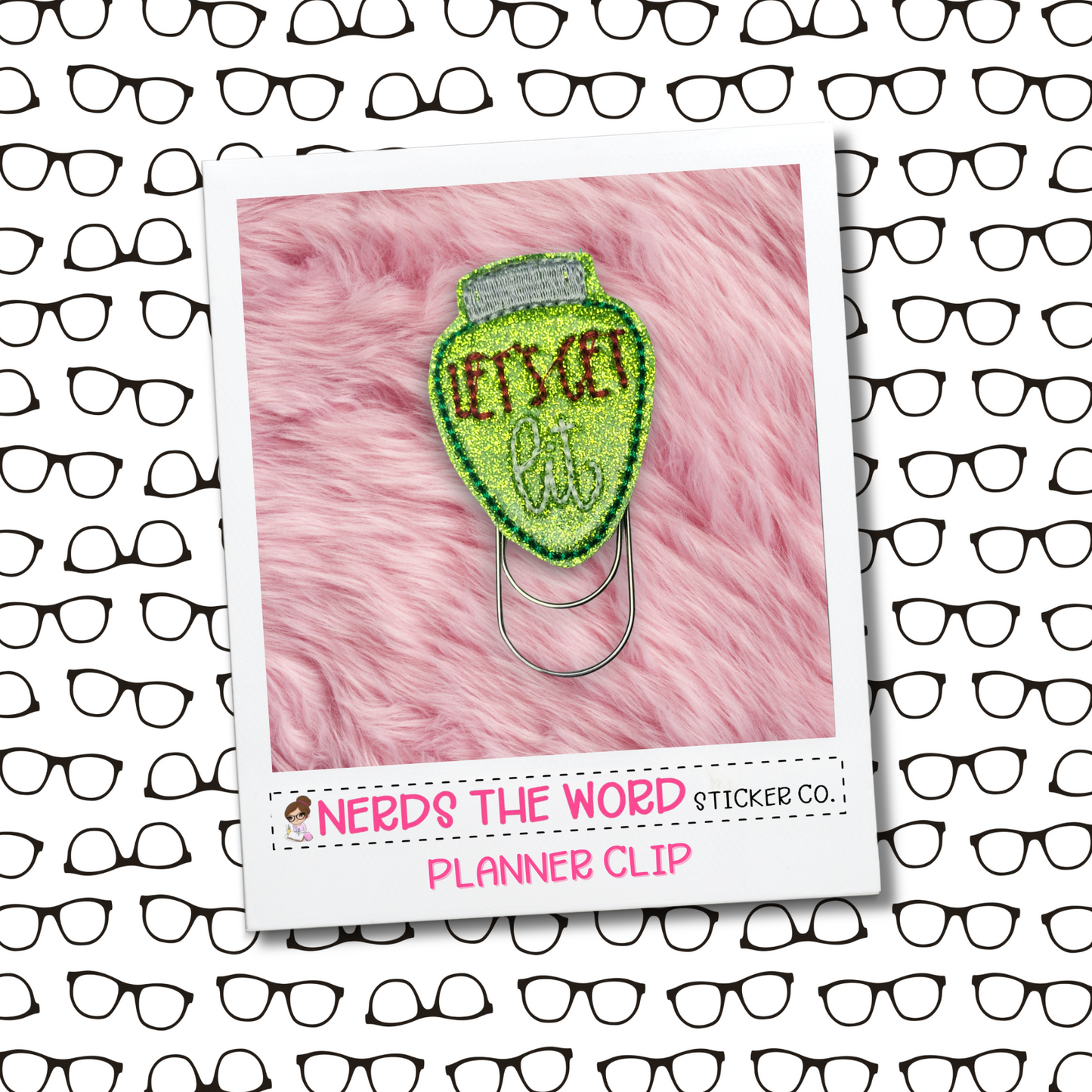 Let's Get Lit Planner Paper Clip