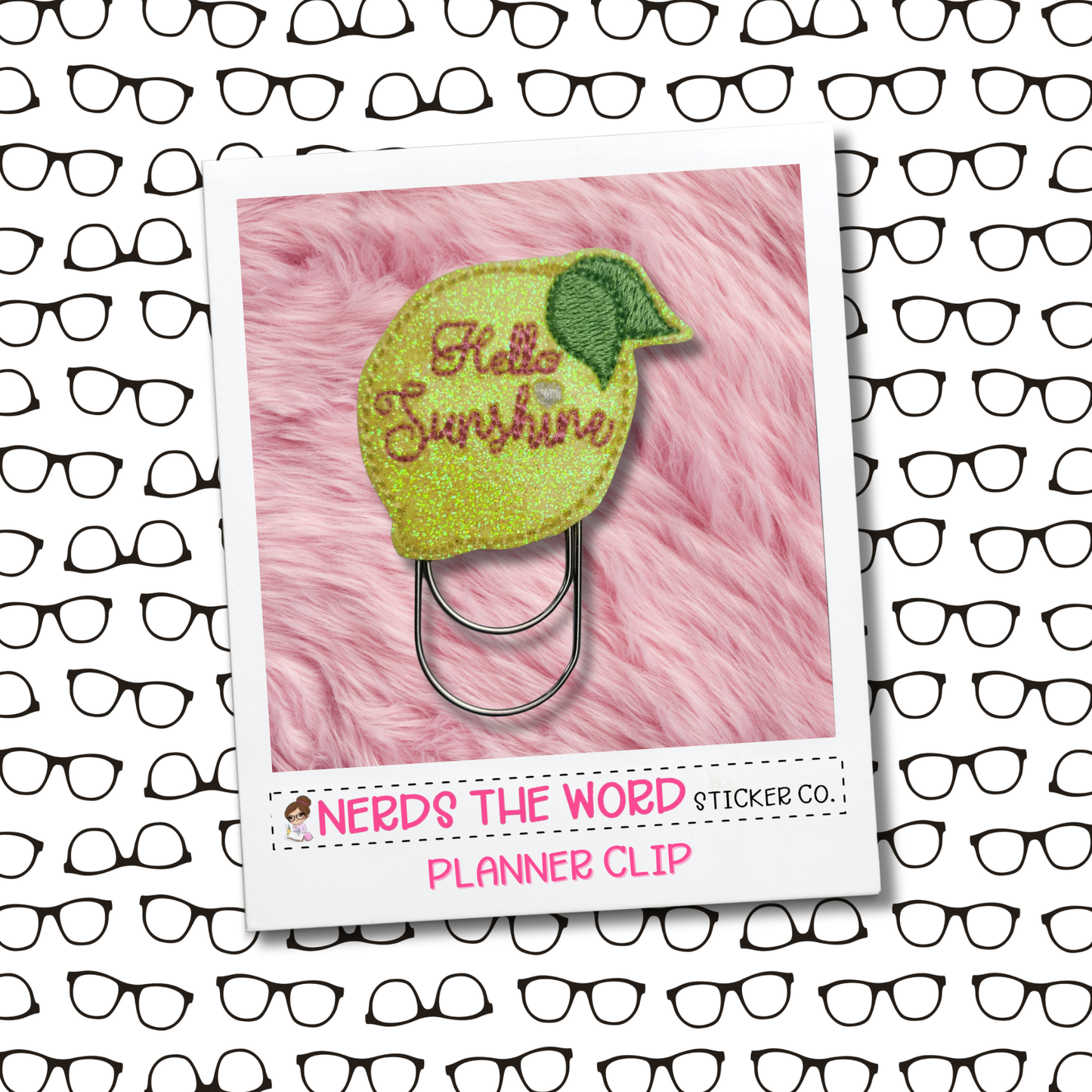 Hello Sunshine (Lemon) Paper Clip