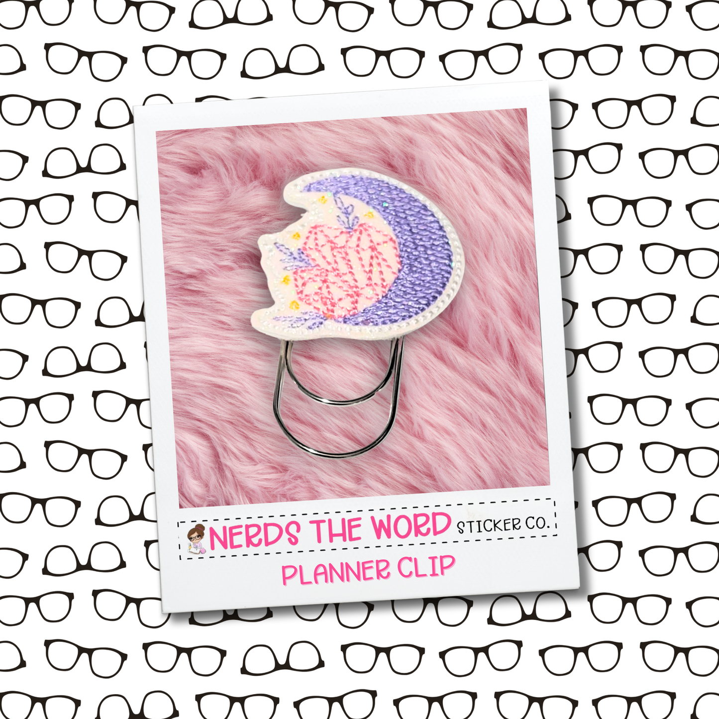 Moon Crystal Planner Paper Clip