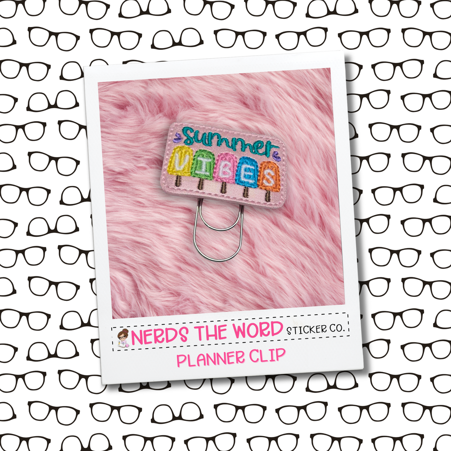 Summer Vibes Popsicle Planner Paper Clip