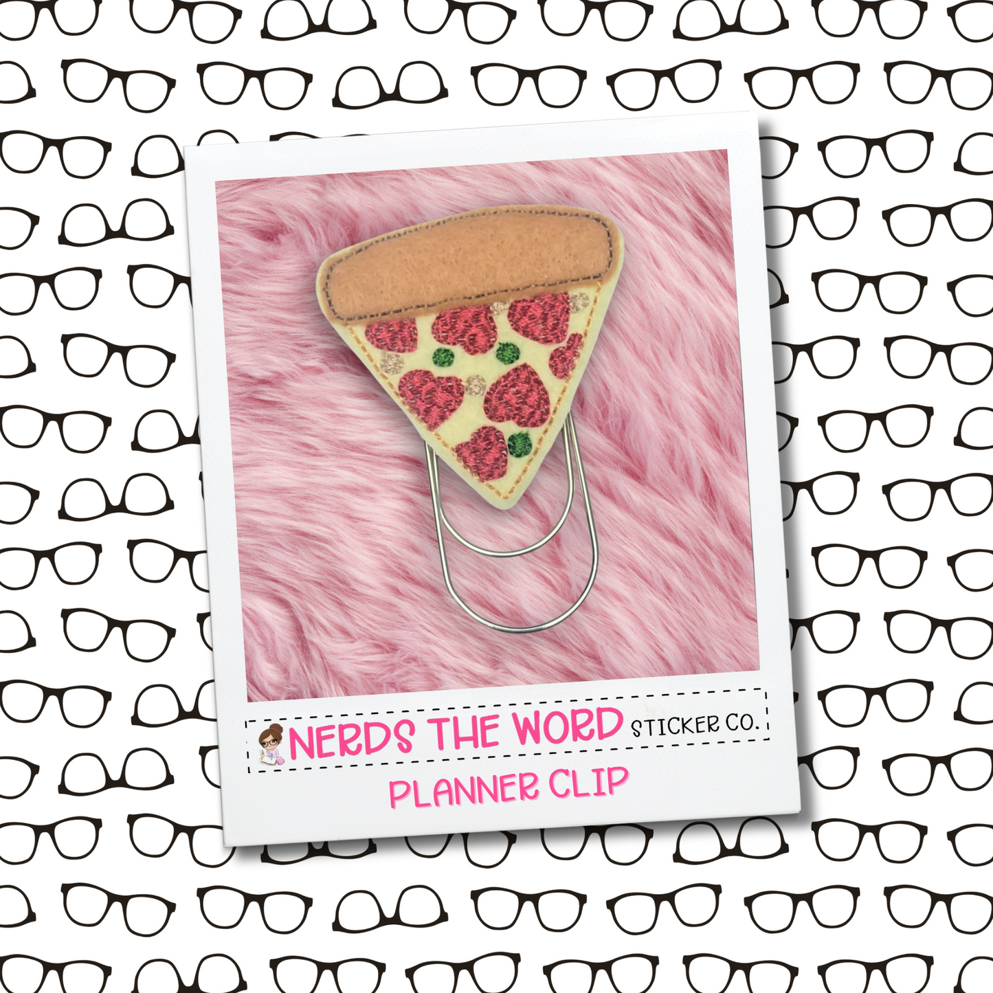 Heart Pizza Planner Paper Clip