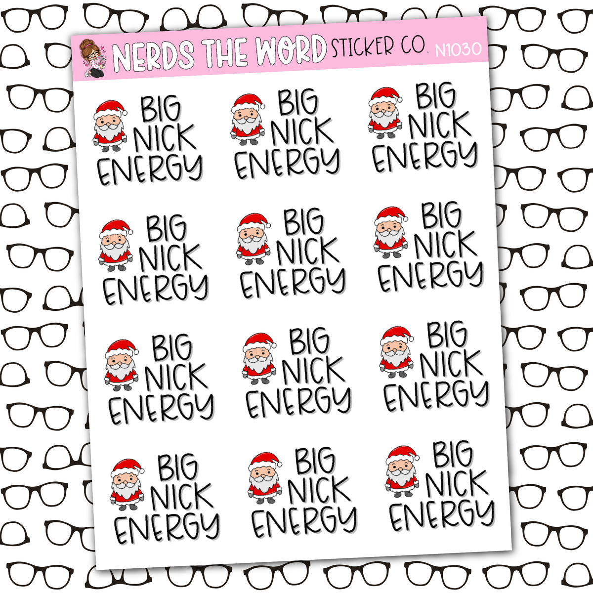 Big Nick Energy Sticker Sheet