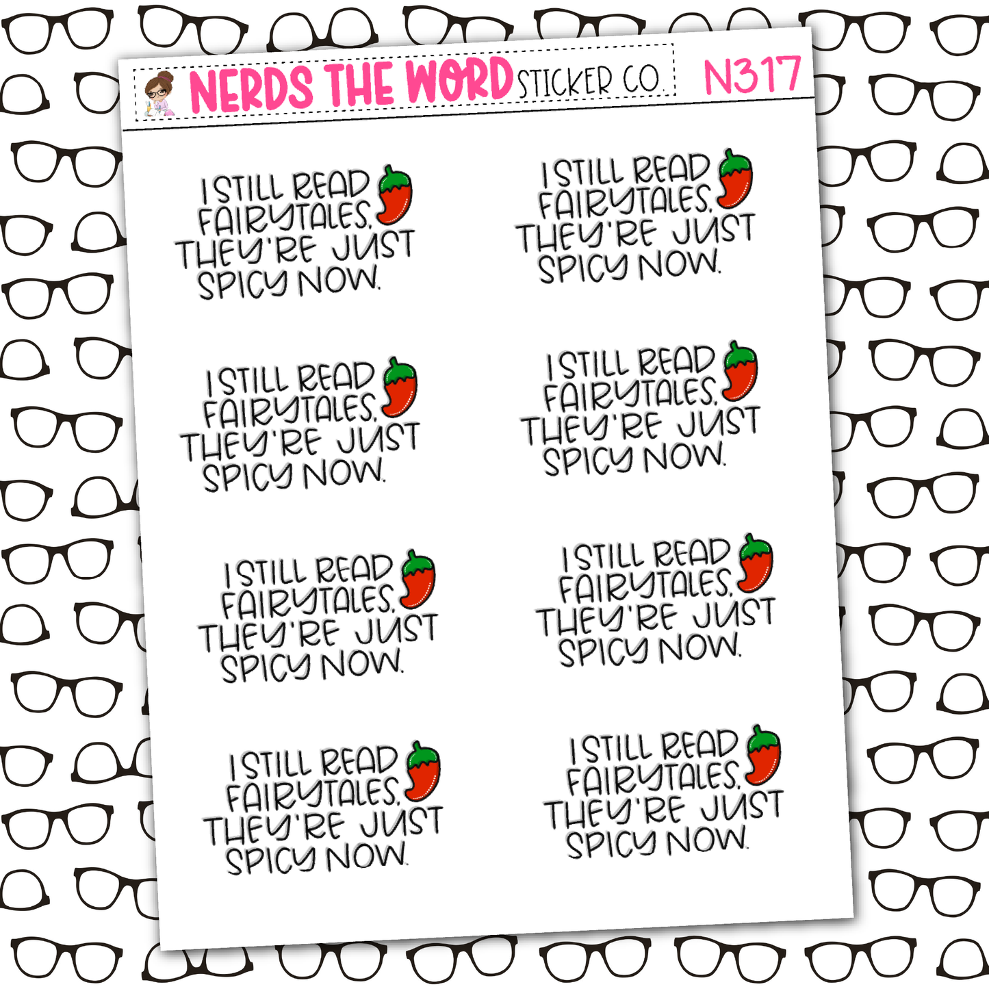 Spicy Fairytale Sticker Sheet