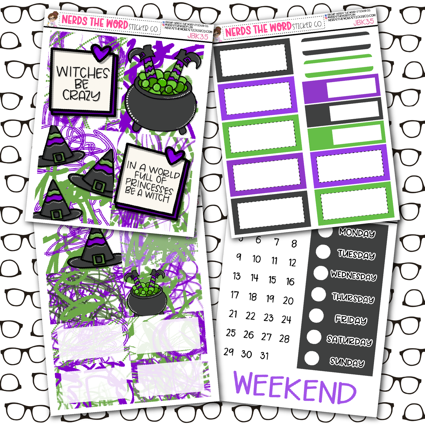 Witches Mini Kit - Nerdette Collection