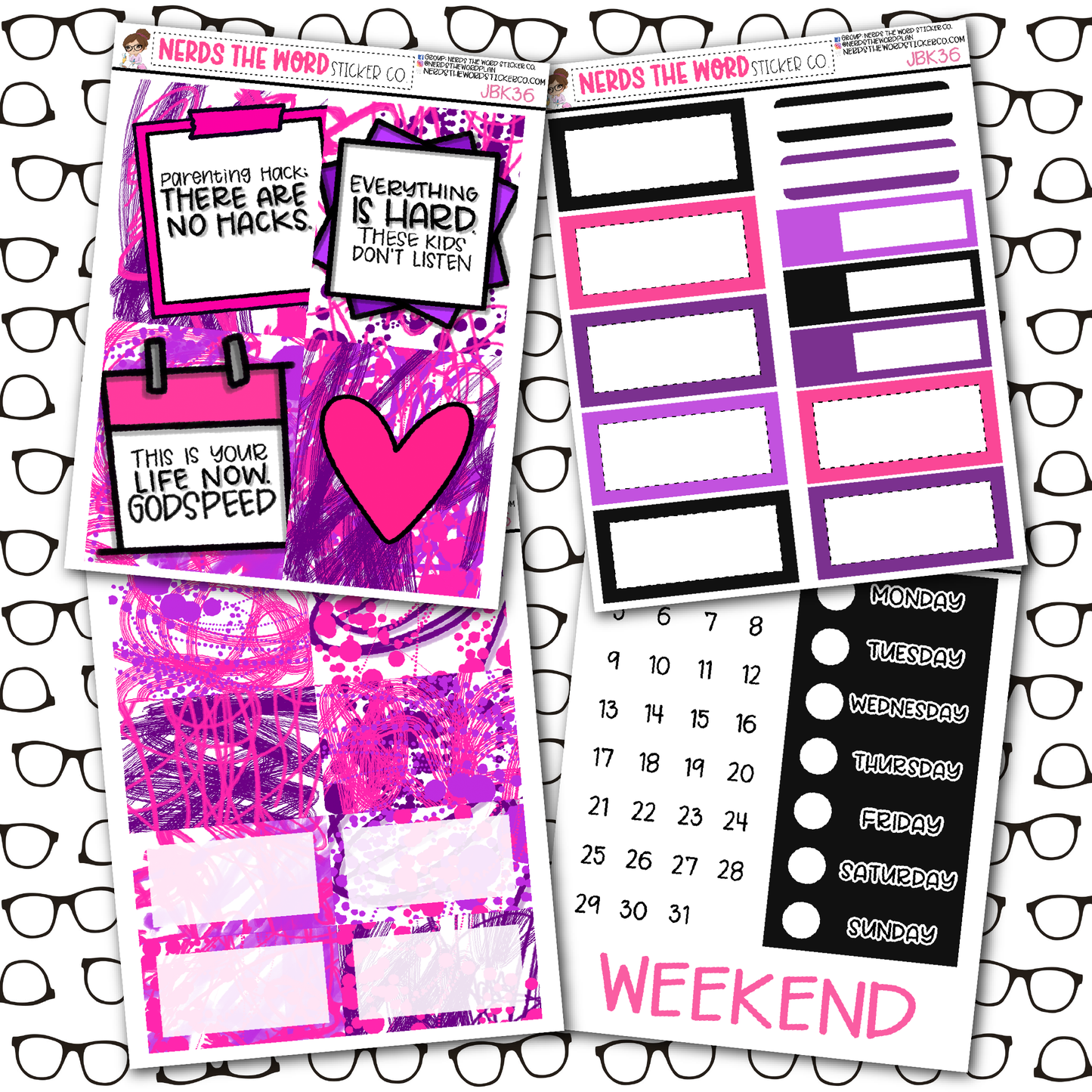 HAHA Parenting Mini Kit - Nerdette Collection