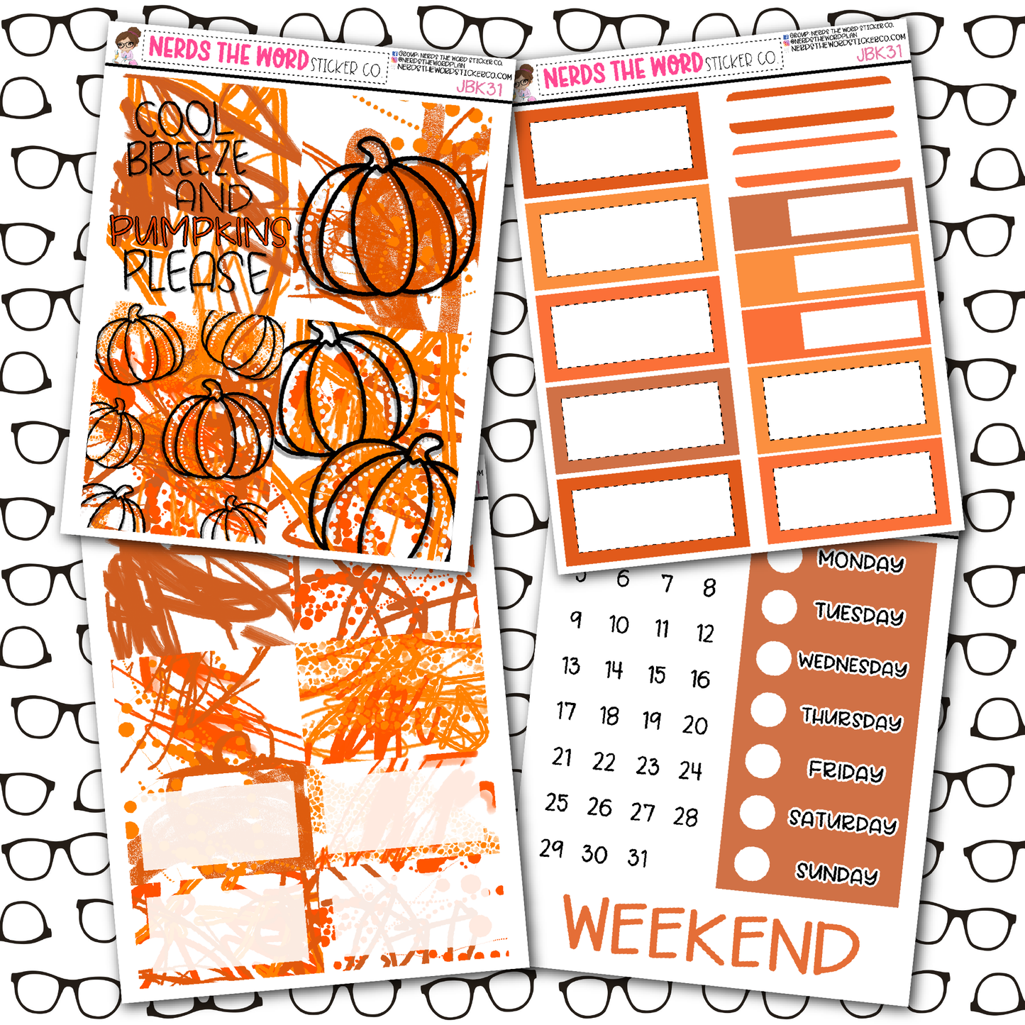 Pumpkins Please Mini Kit - Nerdette Collection