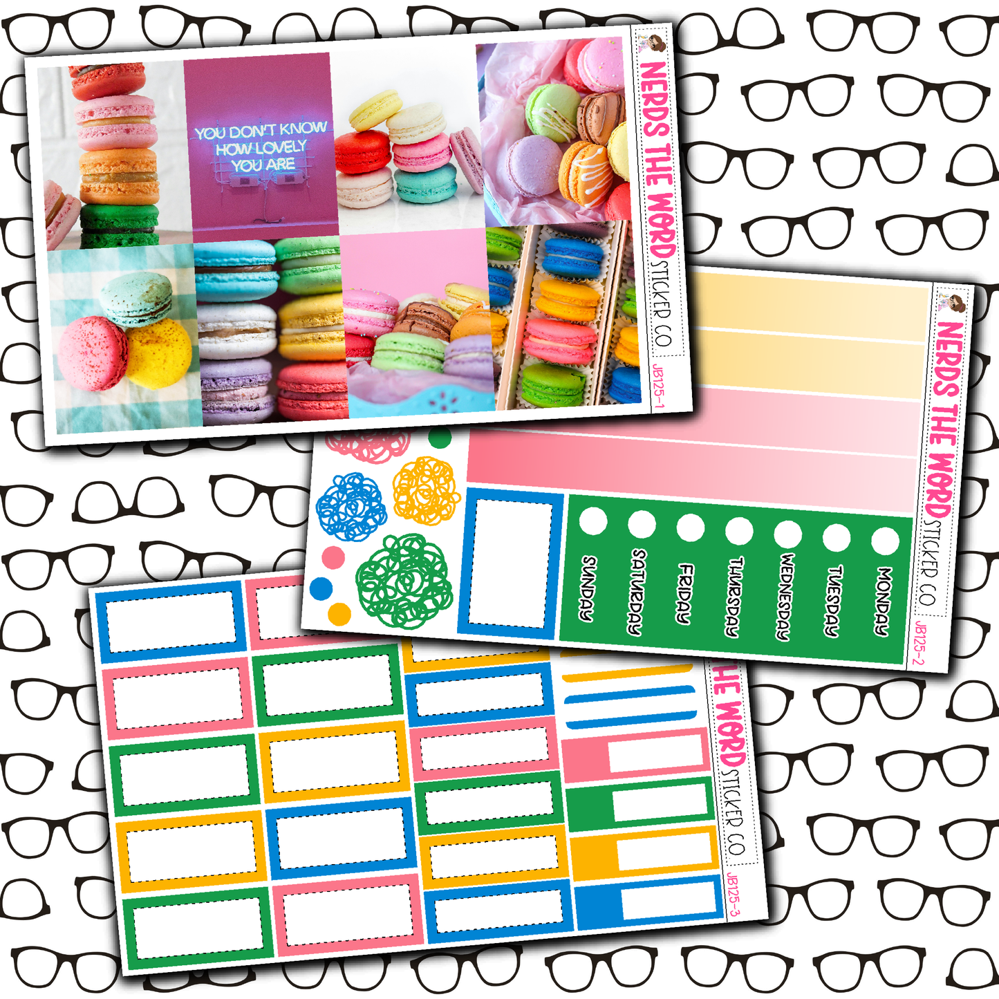 Macaron Just Boxes with Kit Option