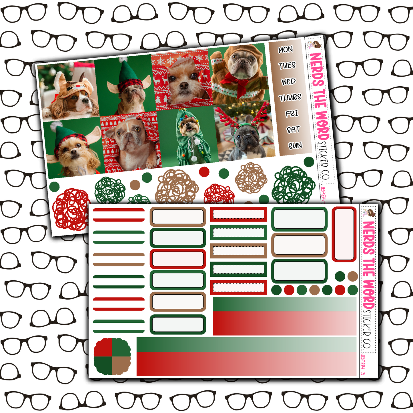 Doggy Christmas Just Boxes with Kit Option