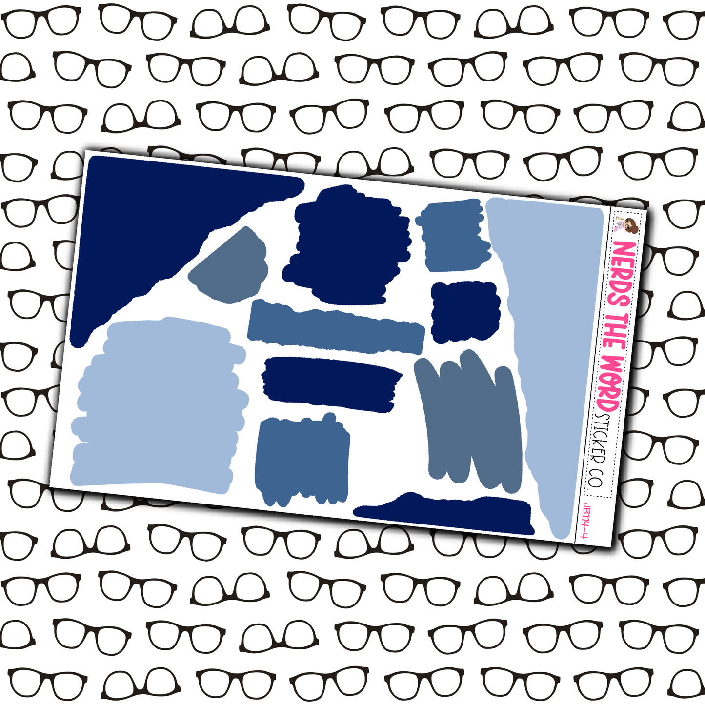 Blue Floral Just Boxes with Kit Option