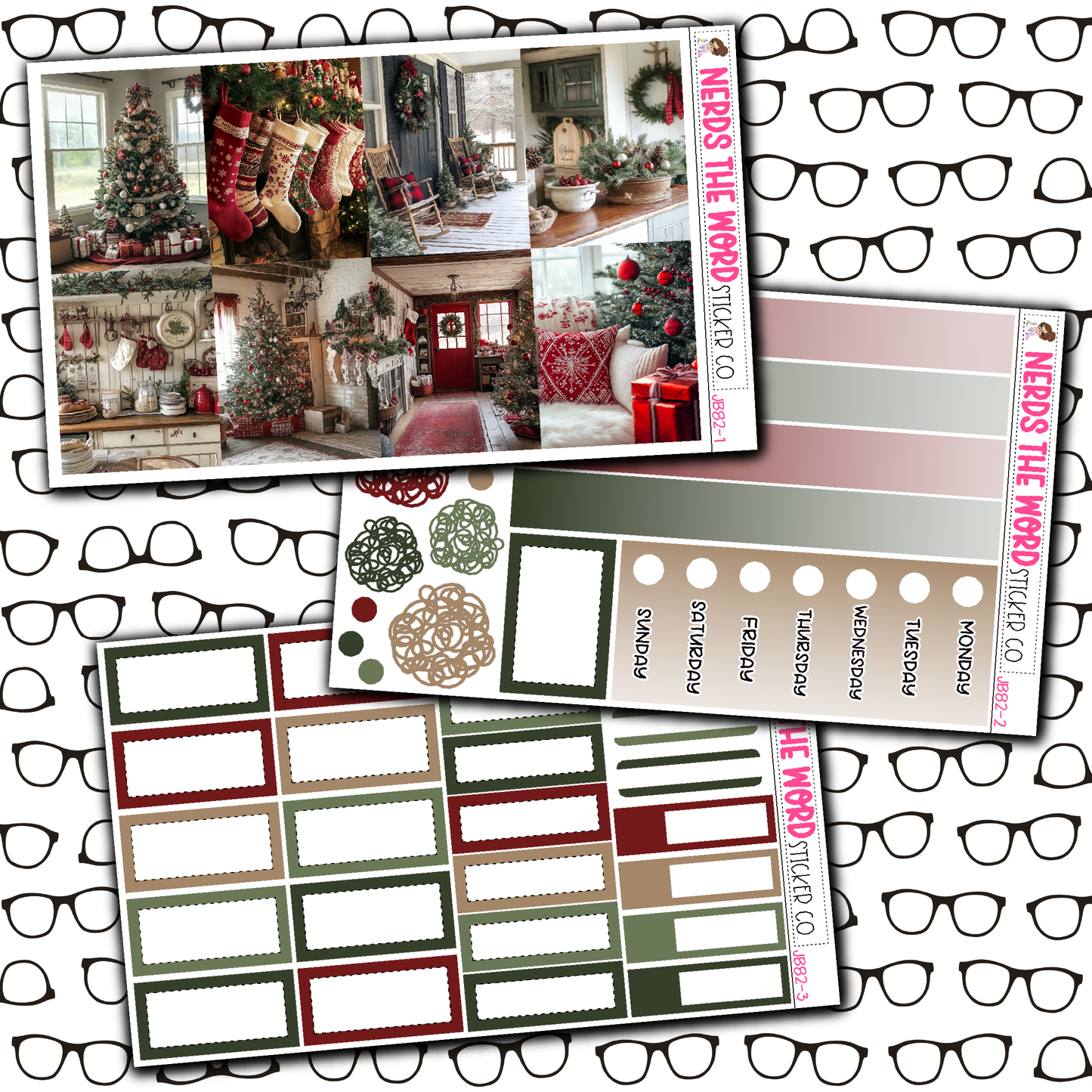 Farmhouse Christmas Just Boxes with Kit Option