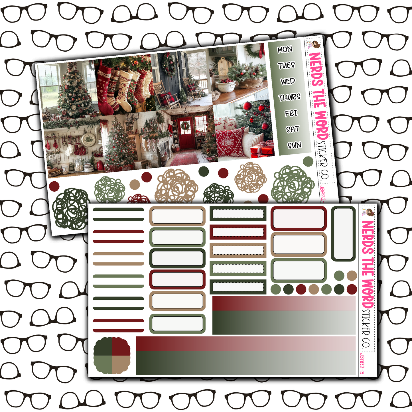 Farmhouse Christmas Just Boxes with Kit Option