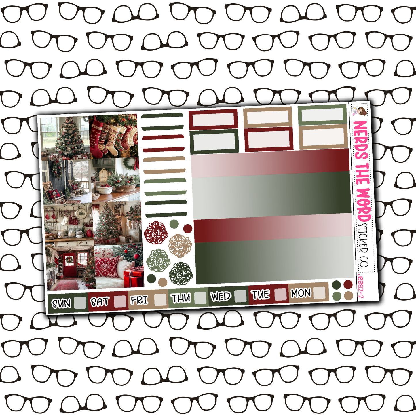 Farmhouse Christmas Just Boxes with Kit Option