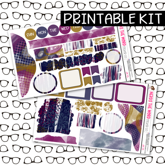 PRINTABLE Regal Journaling Kit