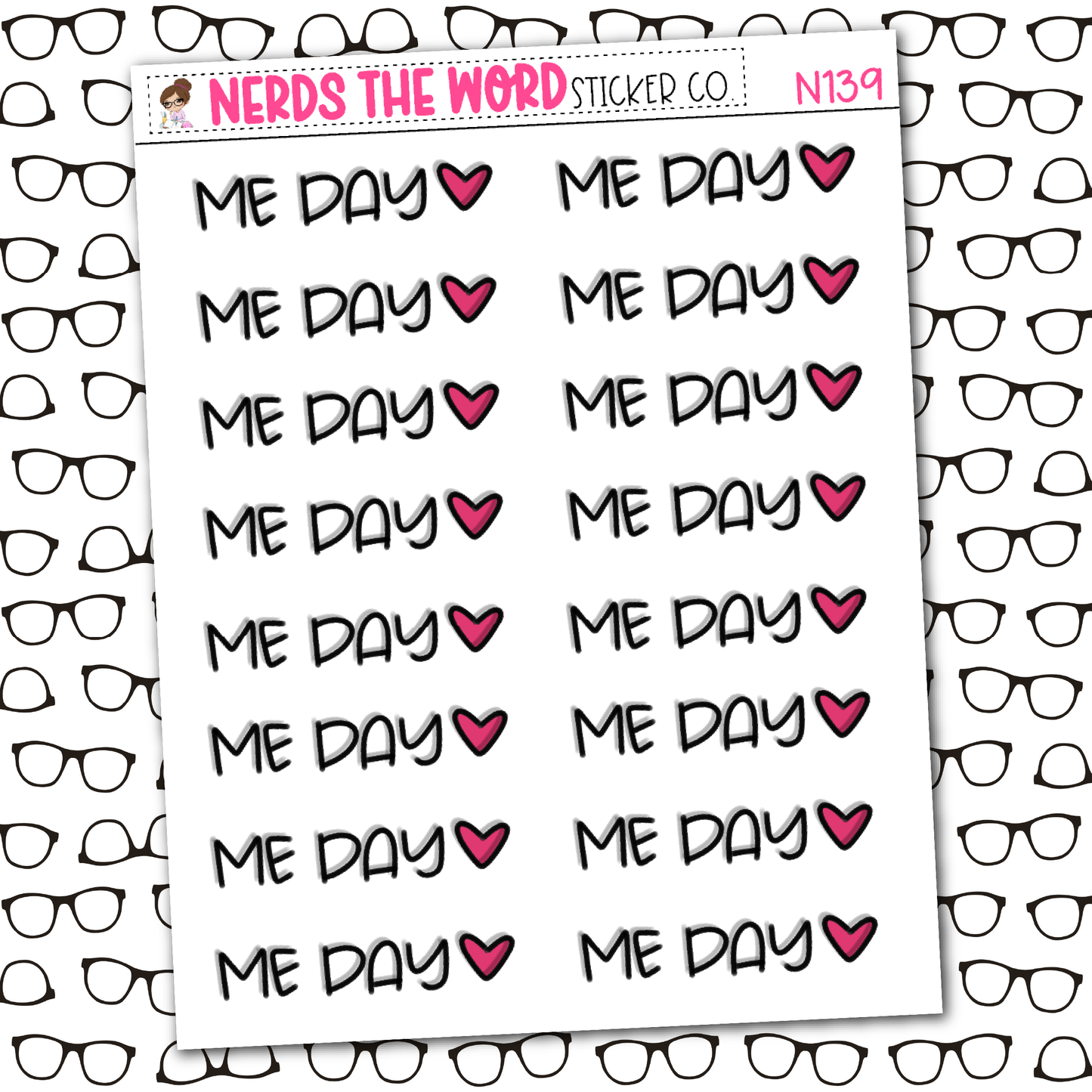 Me Day Sticker Sheet