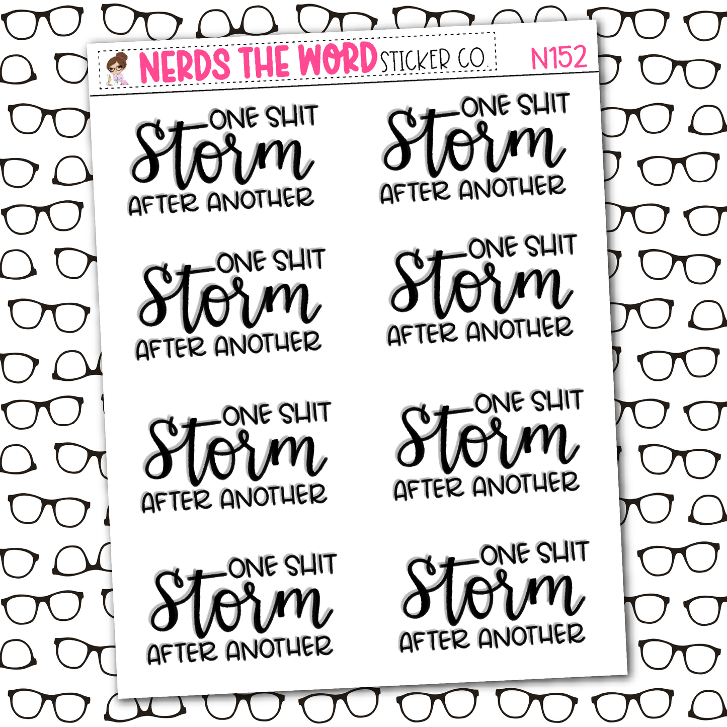 Shit Storm Sticker Sheet