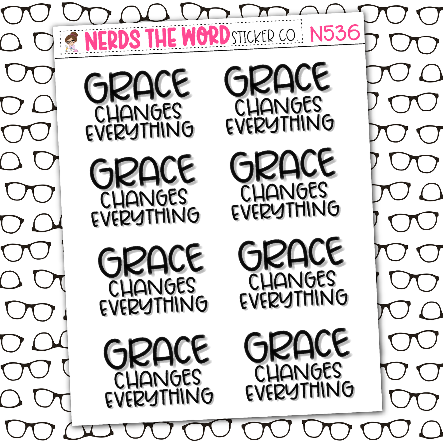 Grace Sticker Sheet