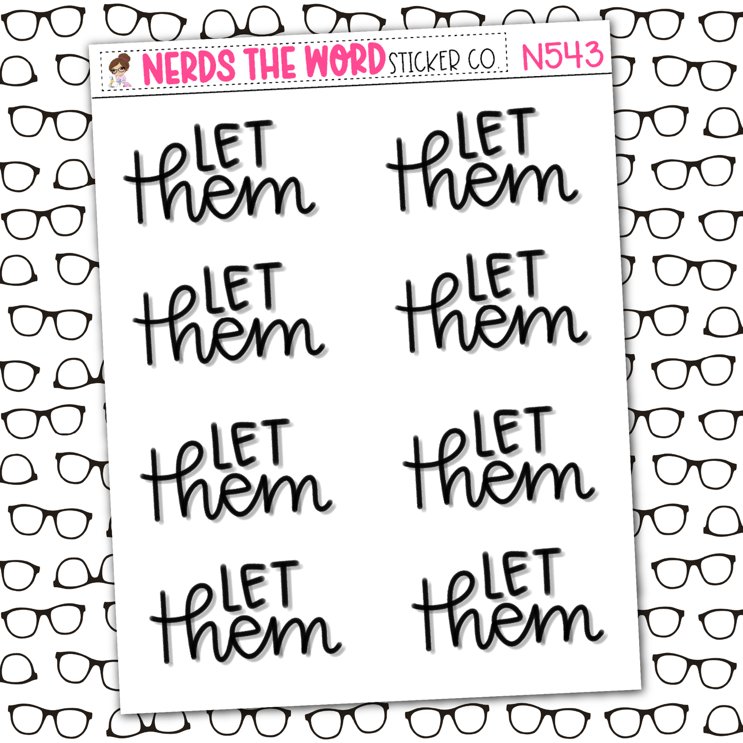 Let Them Sticker Sheet