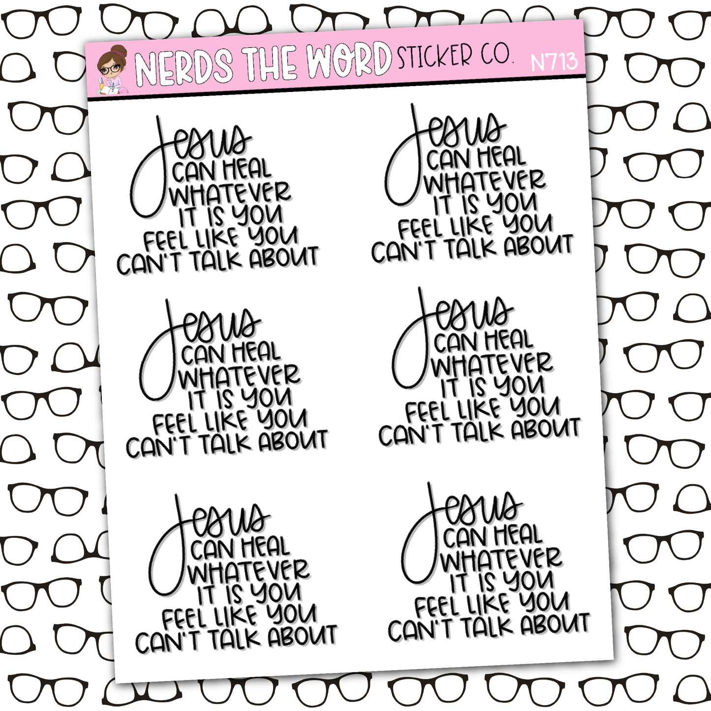 Jesus Can Hear Sticker Sheet