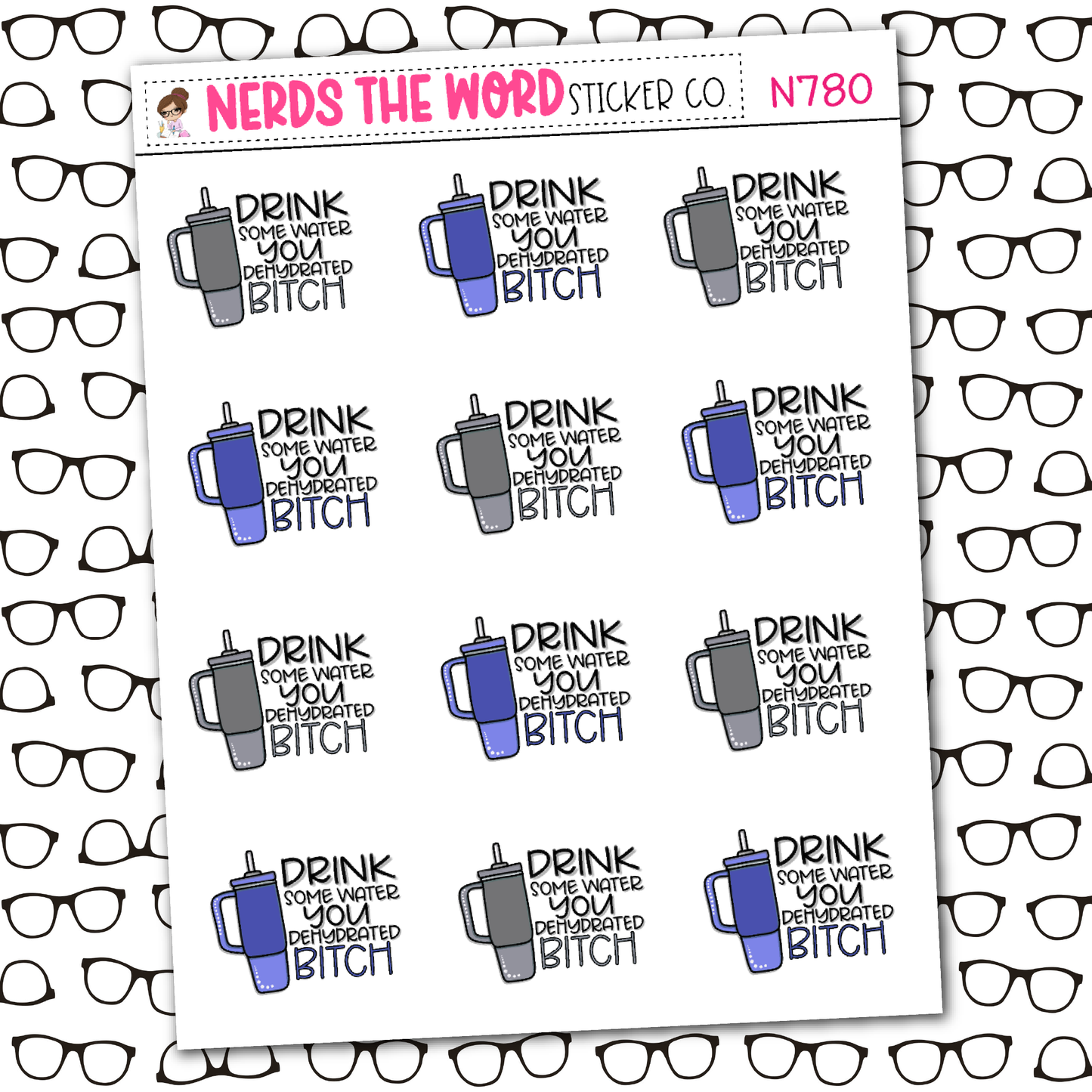 Dehydrated Sticker Sheet