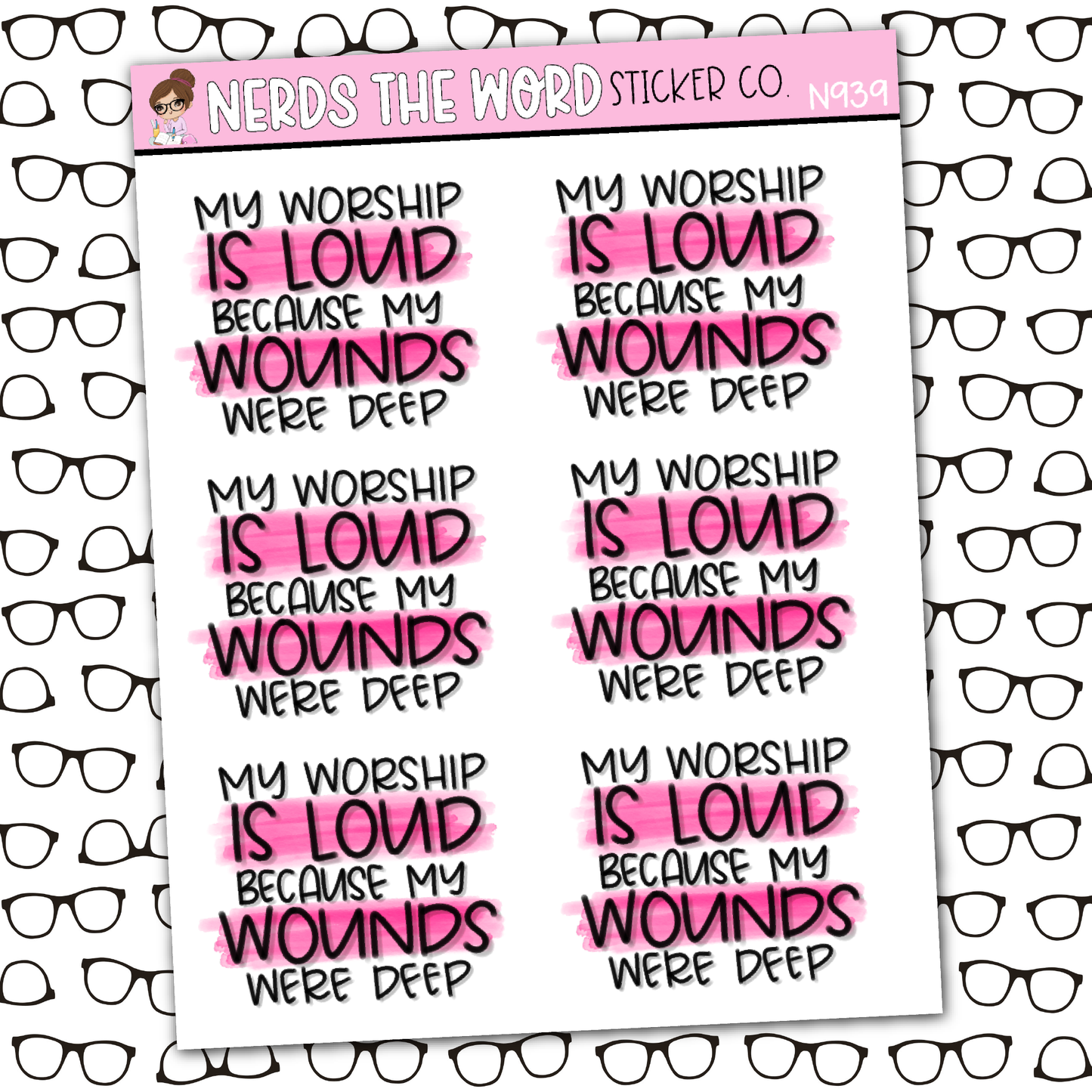 Loud Sticker Sheet