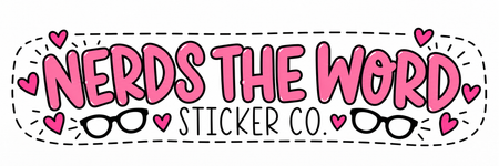 Nerds The Word Sticker Co.