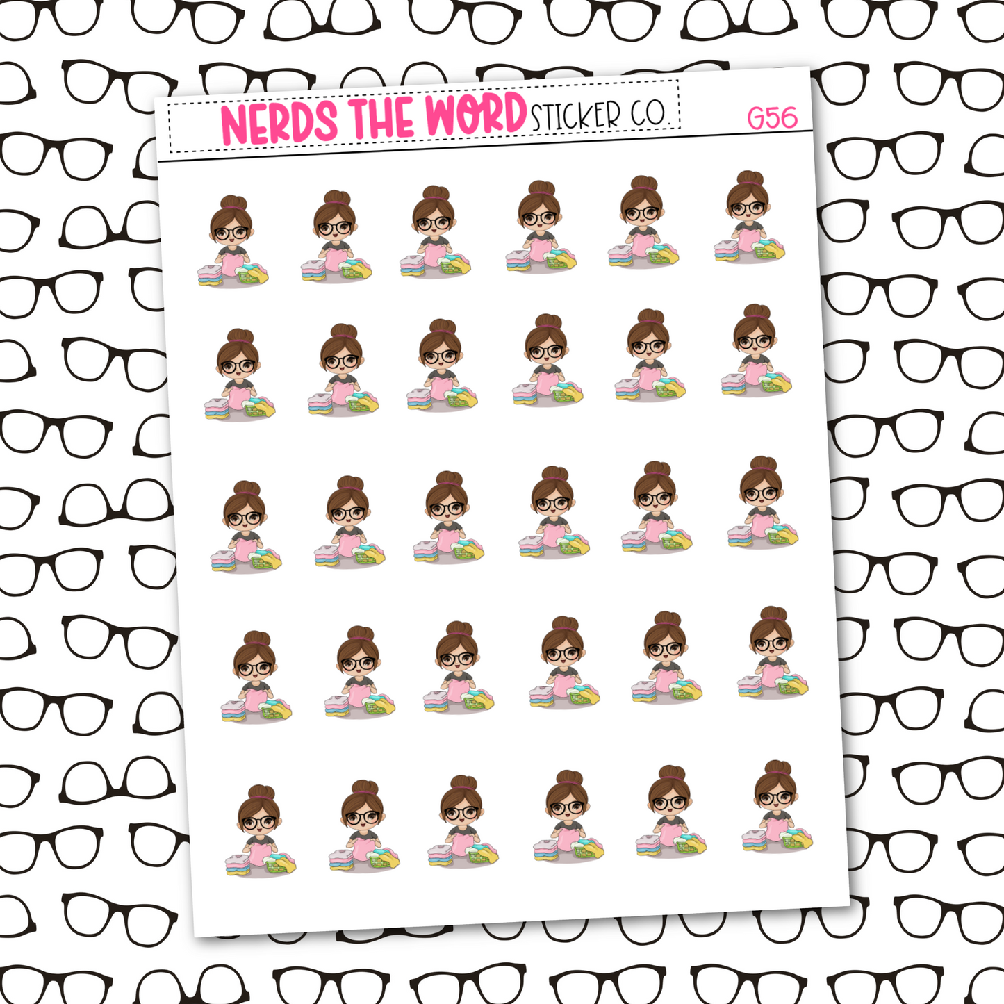 Nora Laundry Sticker Sheet