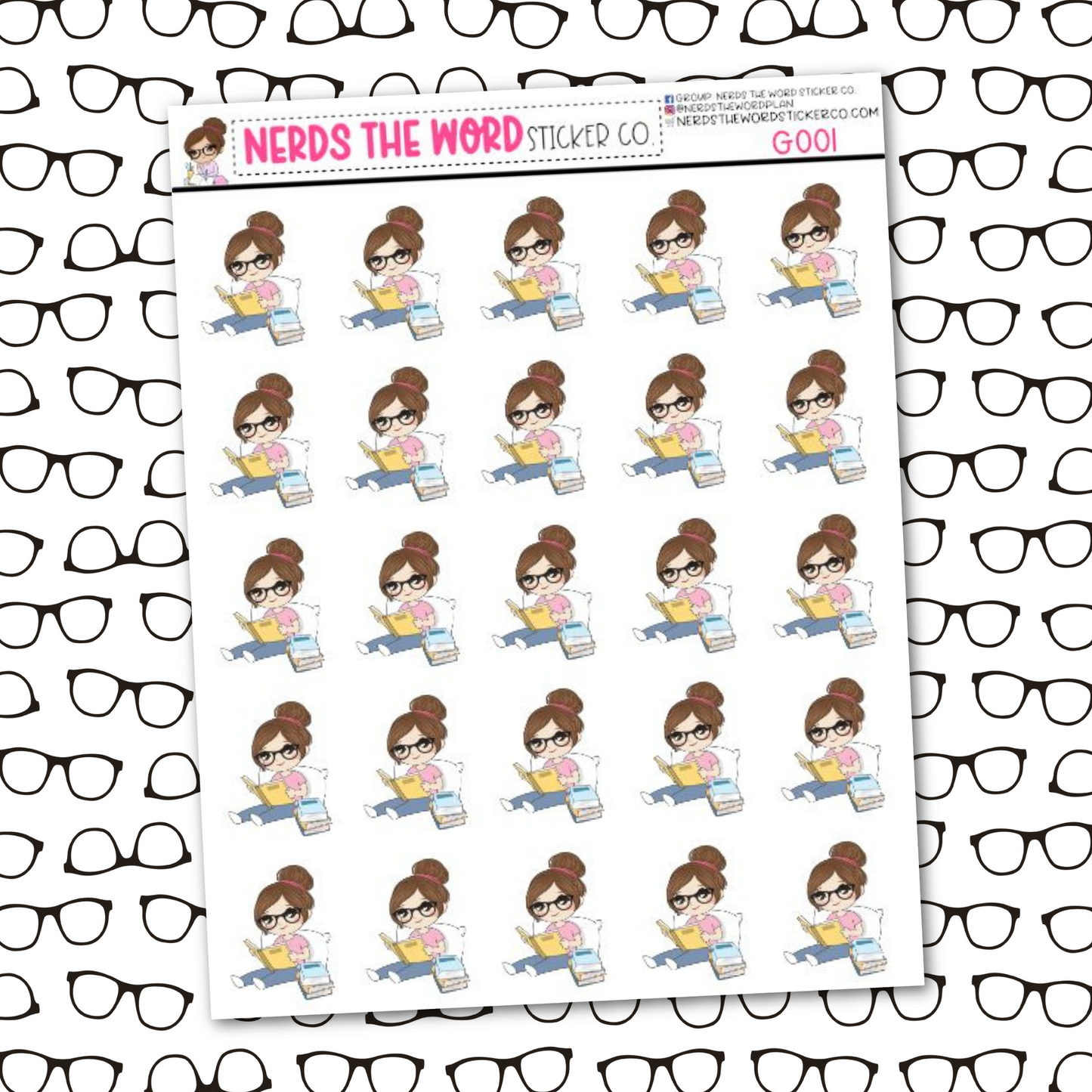 Nora Reading Sticker Sheet