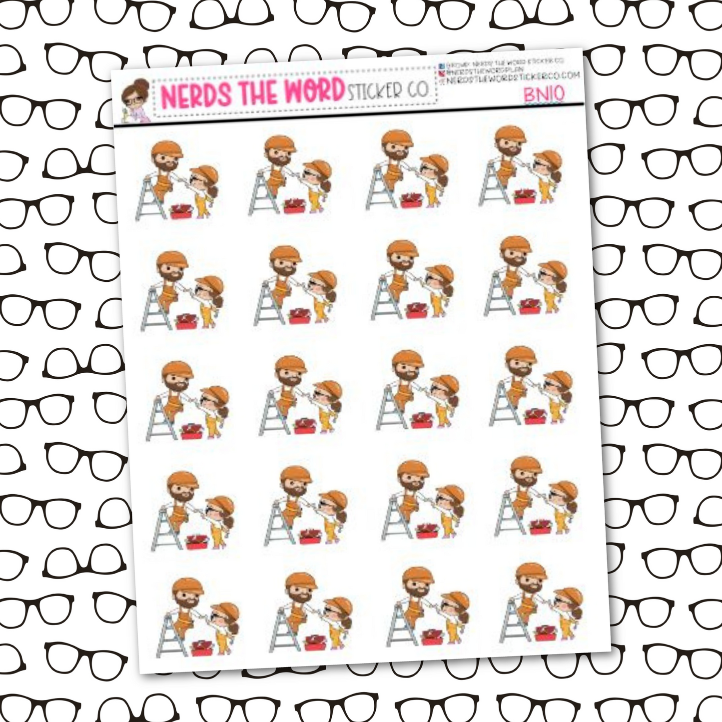 Bill & Nora Project Sticker Sheet