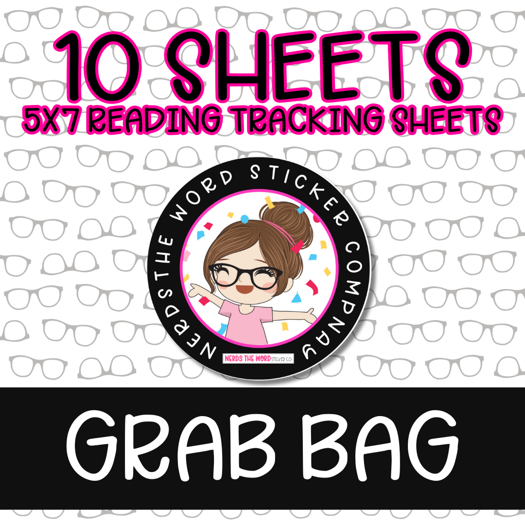 Book Tracking 5x7 Sheet Grab Bag