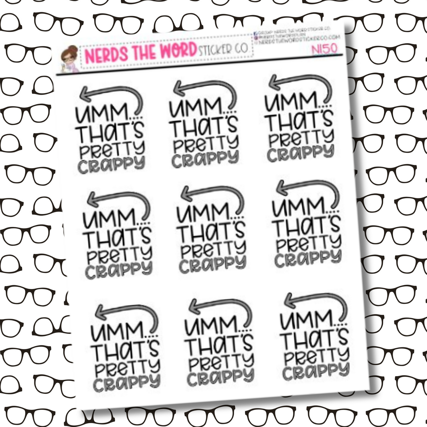 Umm, That's Pretty Crappy Sticker Sheet