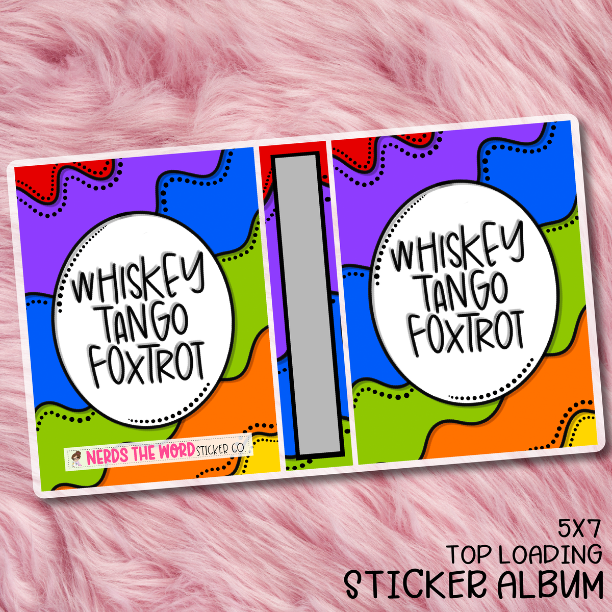 WTF Top Loading Sticker Storage Album