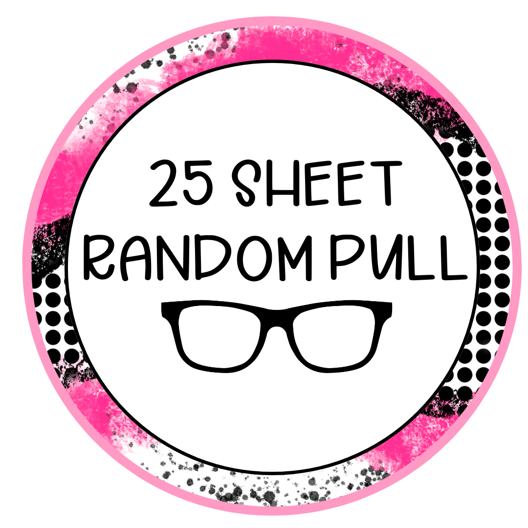 25 Sheet Random Pull