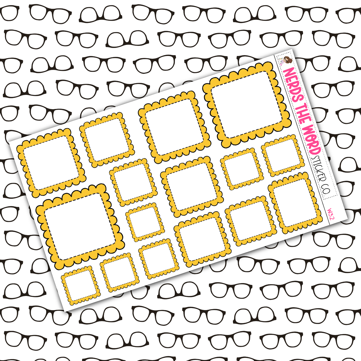 Bumpy Box Functional Planner Stickers