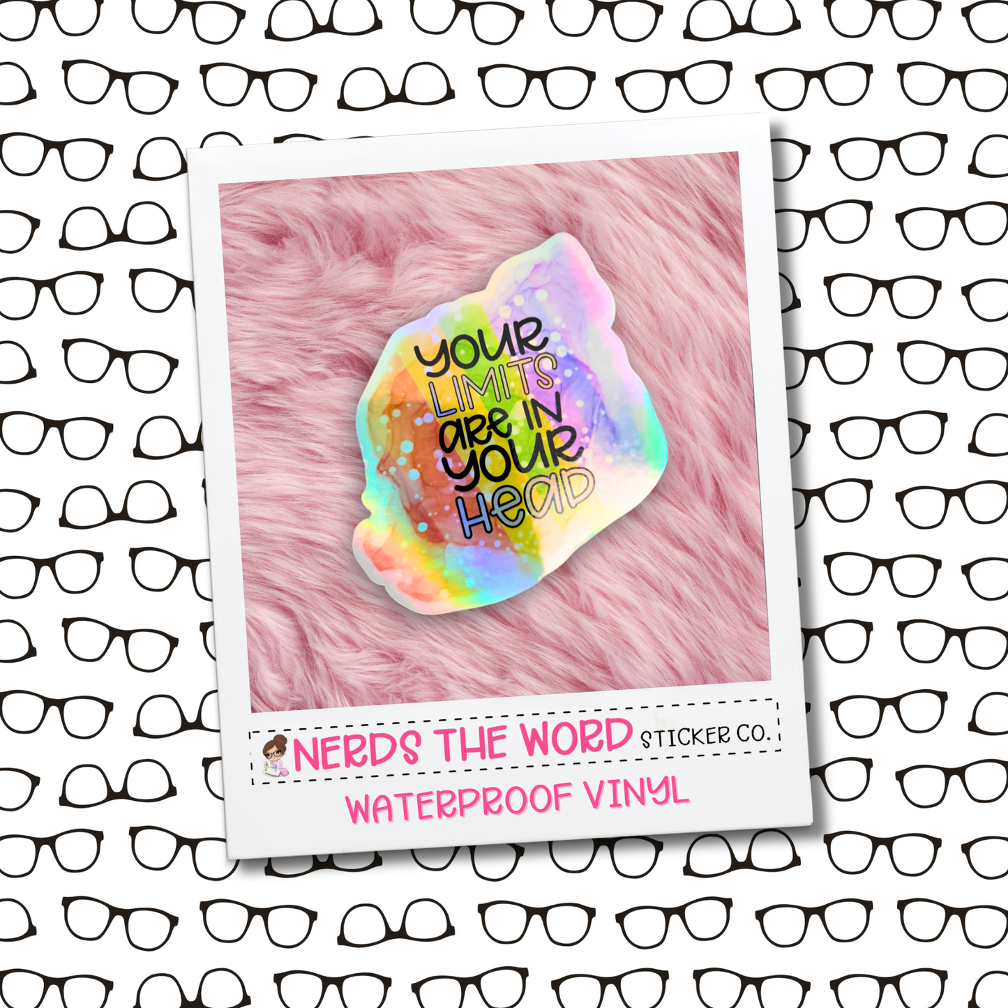 Limits - Holographic Vinyl Sticker